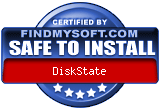 FindMySoft awards DiskState
